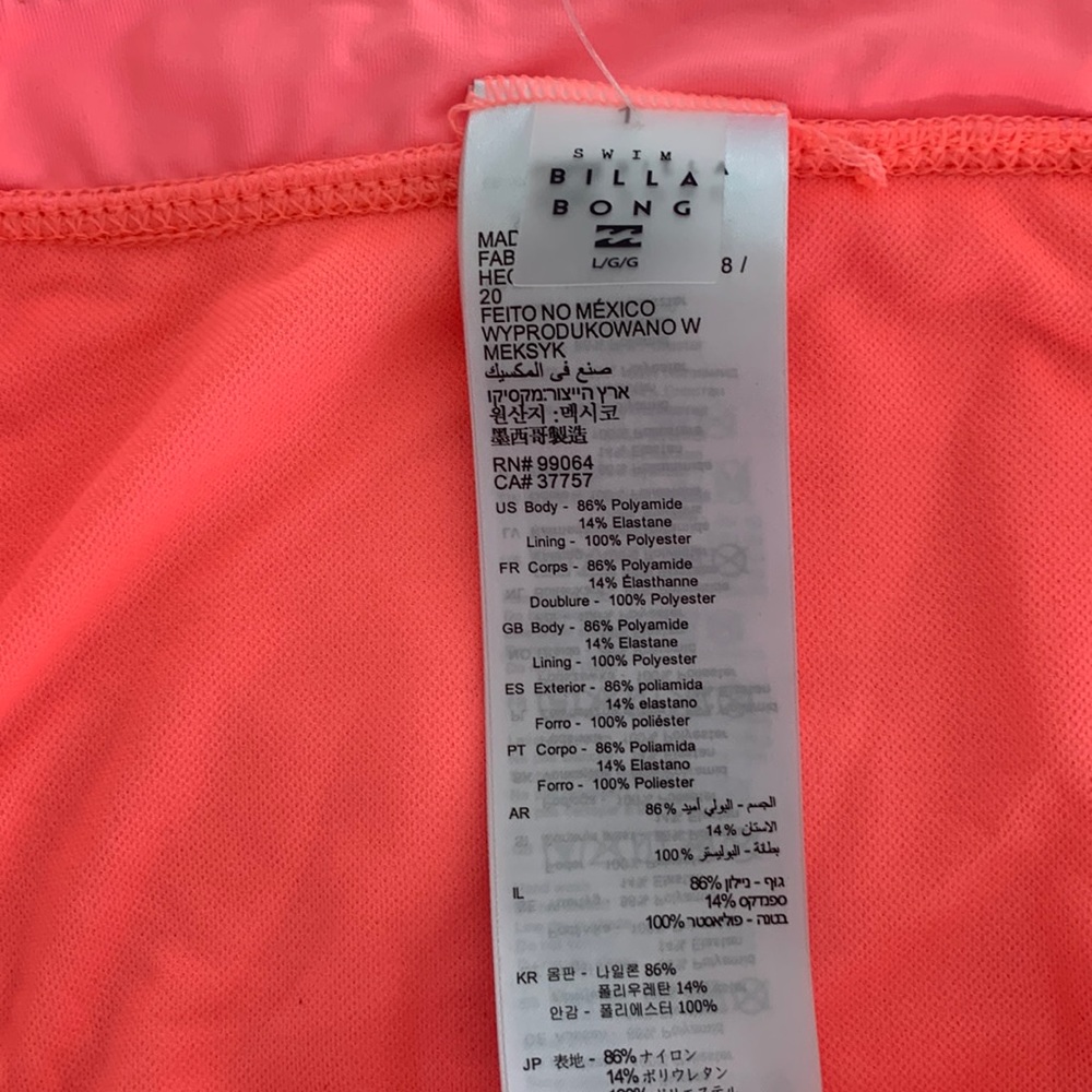 Billabong Bundle Of Bikini Bottoms! Pretty In Plaid High rise,&Sol Searcher pink - Picture 4 of 11
